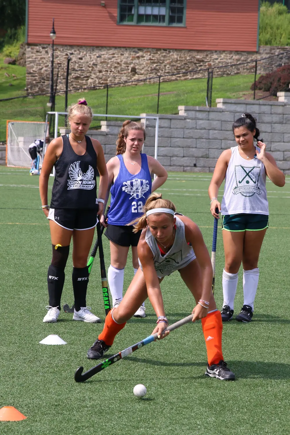 A youth training session