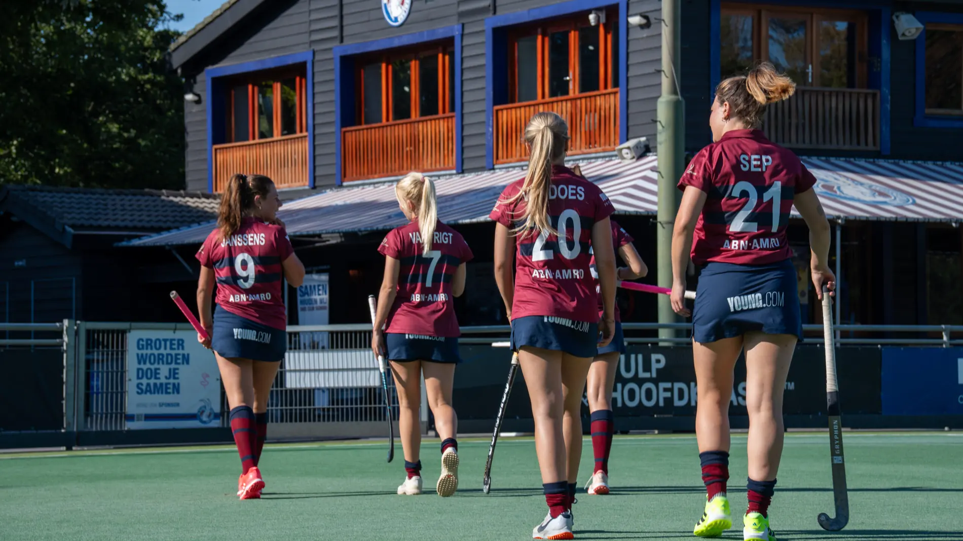 A YOUNG Foundation supported team on the field