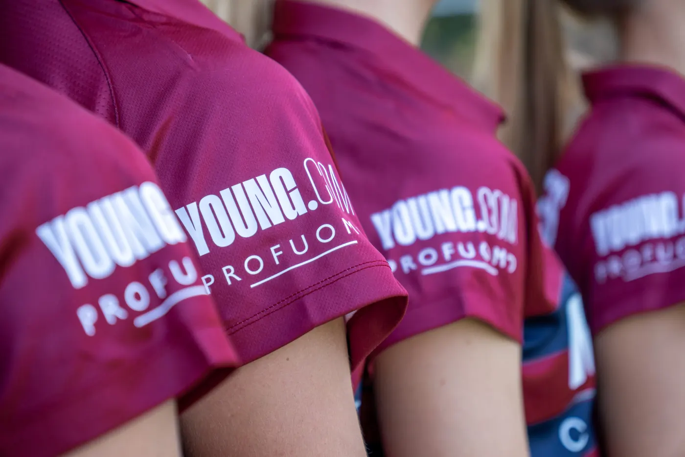 The YOUNG sleeve sponsorship