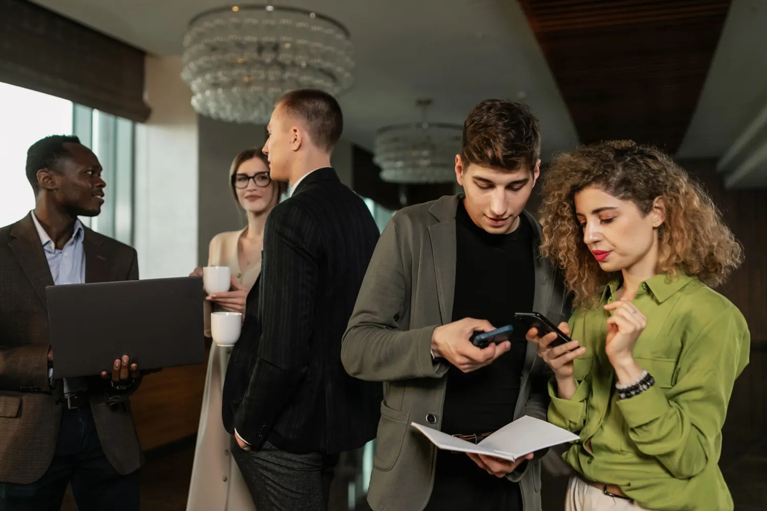 Young entrepreneurs and mentors